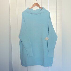 Free People Dream Blue Ottoman slouch tunic, size Medium, new with tags 🩵